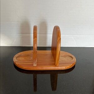Oak napkins/ salt & pepper holder
